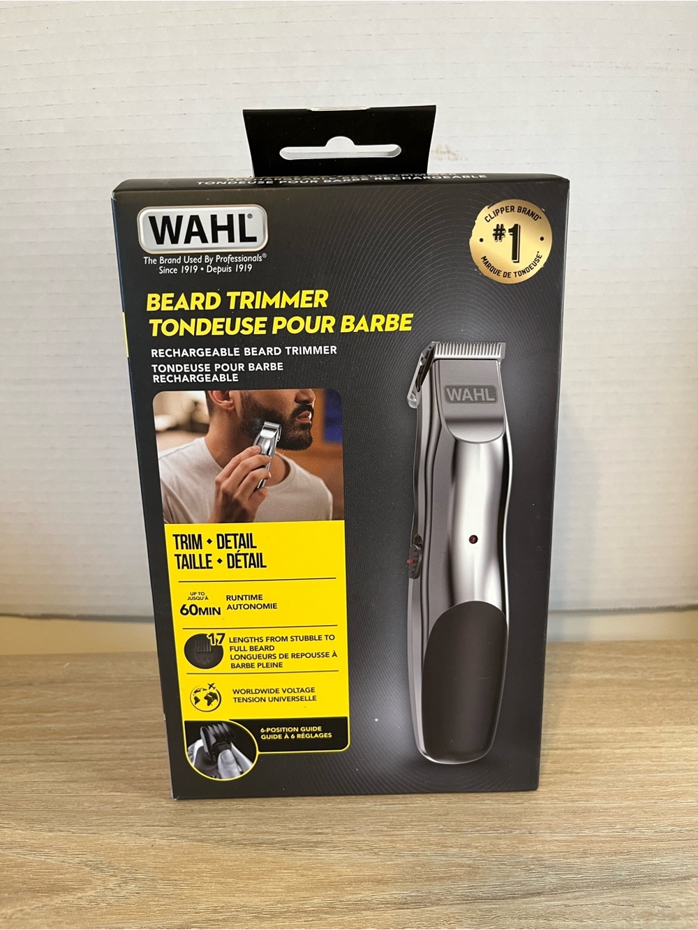 Wahl Beard Trimmer in Silver and Black